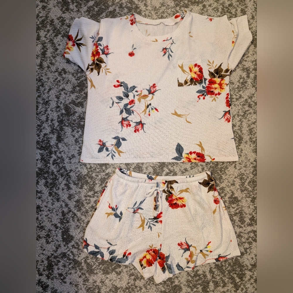 Floral Print Loungewear Set